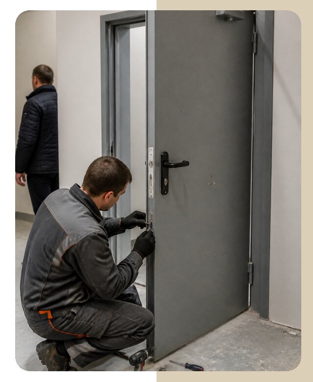 Ремонт противопожарной двери в Стерлитамаке по цене 6694 р. | Дверной